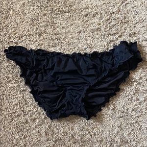 victoria’s secret black bikini bottom